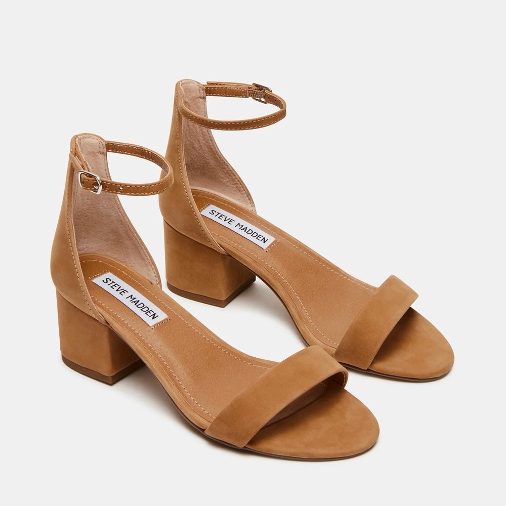 Steve Madden Ireneew Tan Nubuck heels